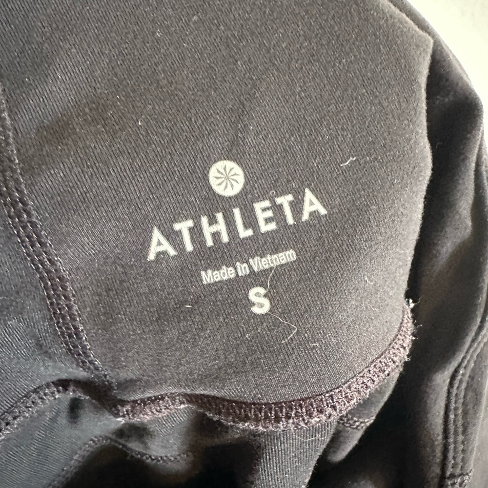 Athleta Black Maternity Bootcut Athletic Loungewear Comfy Pants size Small EUC - Picture 8 of 8